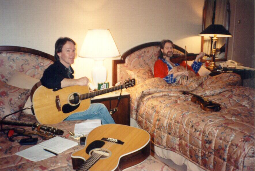 [Bill and Johnny Cunningham rehearsing]